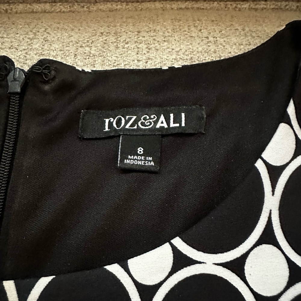 Black & White Polka Dot Dress - Picture 6 of 9